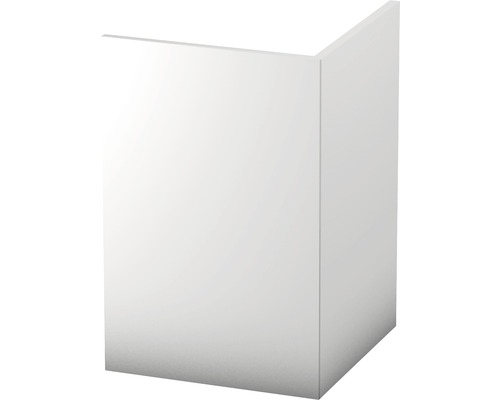 Prinz Eckschutzwinkel Hart-PVC weiß ungelocht 30 x 30 x 2500 mm Eckelement für Sanitärinstallation