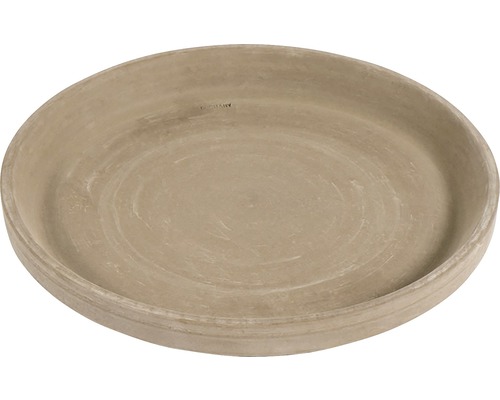Blumentopf Untersetzer XLU Ton Ø 13,1 H 1,9 cm umbra Blumenuntersetzer aus Steingut