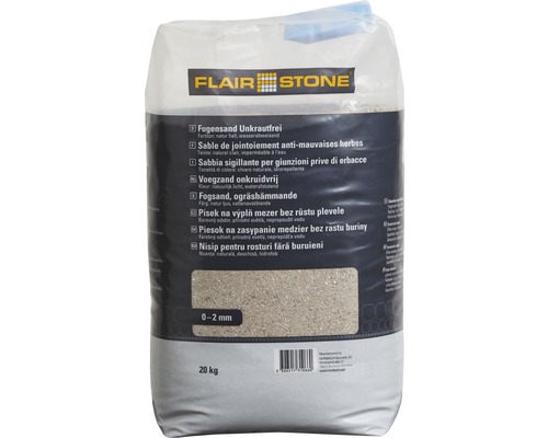 FLAIRSTONE Fugensand Unkrautfrei natur hell 20 kg FLAIRSTONE Fugensand Unkrautfrei natur hell 20 kg