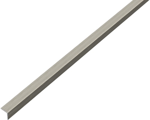 Winkelprofil Alu edelstahldesign dunkel selbstklebend 10x10x1 mm, 1 m Winkelprofil aus Metall