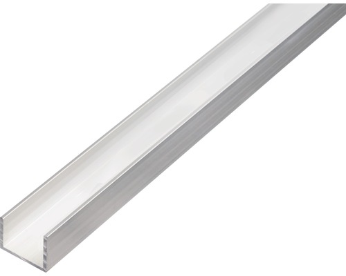 U-Profil Aluminium silber 30 x 20 x 2 mm 2,0 mm , 2,6 m Aluminium U-Profil