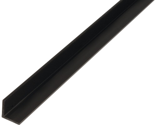 Winkelprofil PVC schwarz 15 x 15 x 1,2 mm 1,2 mm , 2,6 m Winkeleisen aus Metall
