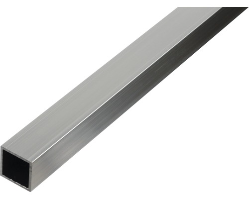 Vierkantrohr Aluminium 20 x 20 x 1,5 mm 1,5 mm , 2,6 m Quadratisches Aluminiumprofil