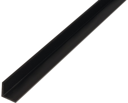 Winkelprofil PVC schwarz 30 x 30 x 2 mm 2,0 mm , 2,6 m Winkelschiene