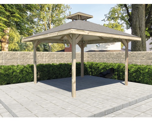 Pavillon weka 218 x 218 cm kesseldruckimprägniert Pavillon weka 218 x 218 cm kesseldruckimprägniert