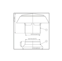 Dunsthutgarnitur HL 807 DN 75