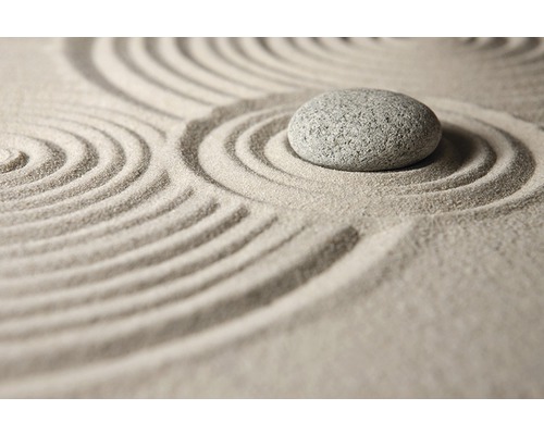 Infrarot Bildheizung Motiv 17419552 100x80 cm 780 Watt Zen-Garten mit Sand und Stein