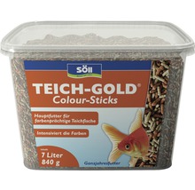 Söll Teich Gold Colour Sticks im 7 Liter Behälter, ein Hauptfutter für Teichfische