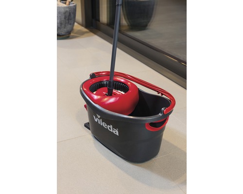 Mopp Vileda Easy Wring & Clean Turbo grau/rot - Bild 5 von 12