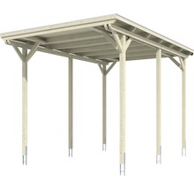 Holzcarport mit Flachdach