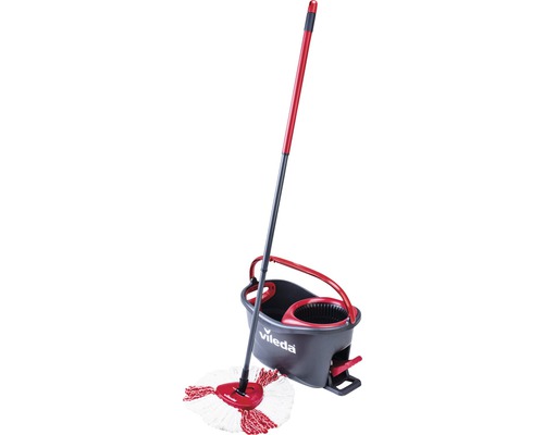 Mopp Vileda Easy Wring & Clean Turbo grau/rot - Bild 1 von 12