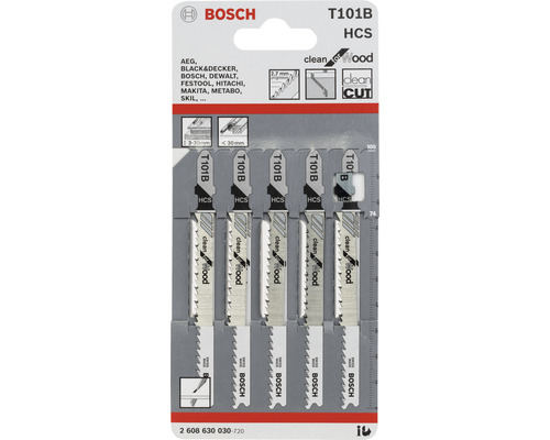 Bosch Stichsägeblätter Set, geeignet für Holz