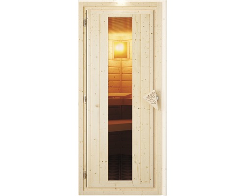 Sauna Türelement Karibu gedämmt für 38 mm und 40 mm Saunen mit Isolierglas 173x78x3,8 cm-0