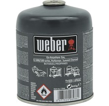 Weber Gaskartusche mit Butan und Propan, 445 Gramm