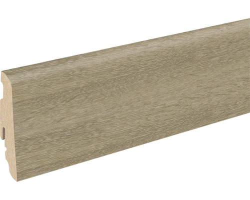 SKANDOR Sockelleiste Multistab hell FOFA766 FU60L 19 x 58 x 2400 mm Sockelleiste mit Holzstruktur