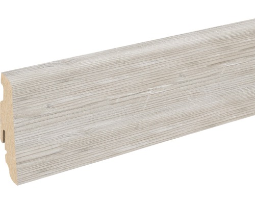 SKANDOR Sockelleiste Sonnberg Fichte FOFI035 FU060L 19 x 58 x 2400 mm Sockelleiste mit Holzstruktur