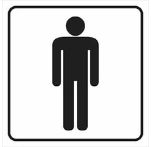 Herren Toilette Symbol