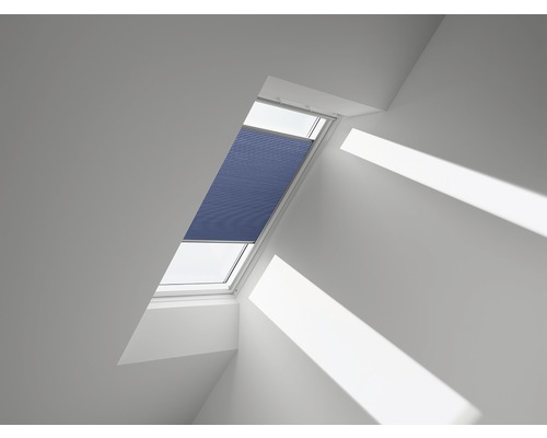 VELUX Wabenplissee uni blau manuell FHC S04 1156S