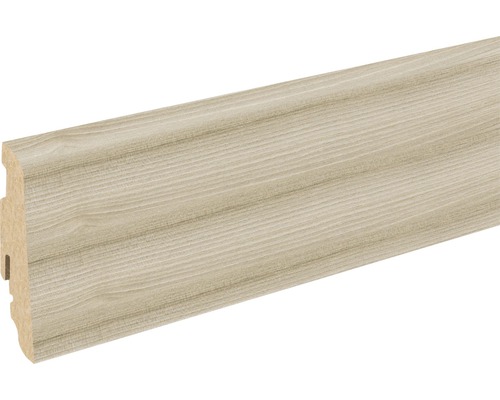 SKANDOR Sockelleiste Ashton Rüster FOUL014 FU060L 19 x 58 x 2400 mm Sockelleiste mit Holzstruktur