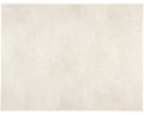 Kunststoffpaneel Element Compact Classic Beton hell 8x375x1200 mm Fliesen mit Steinoptik, verlegt