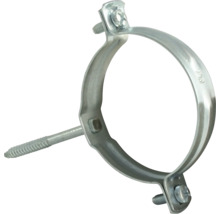 Rohrschelle mit Schraube zur Rohrbefestigung