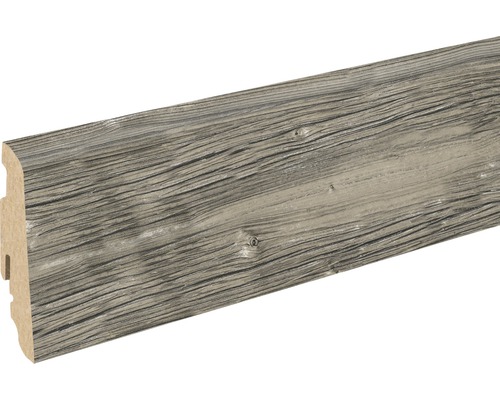 SKANDOR Sockelleiste Mittenwald Lärche FOKI213 FU060L 19 x 58 x 2400 mm Sockelleiste aus Holz mit Holzstruktur