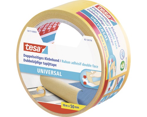 Tesa Universal doppelseitiges Klebeband 10 m x 50 mm