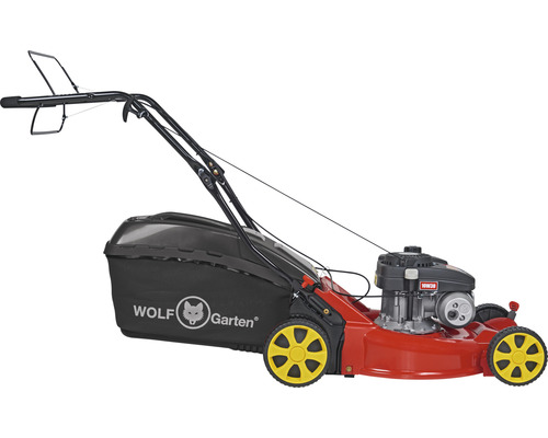 Wolf Garten Rasenmäher mit Fangkorb