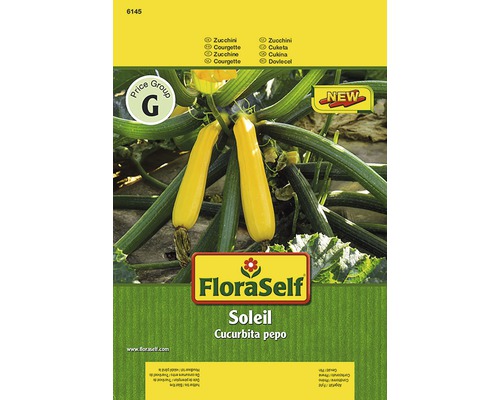 Zucchini 'Soleil' FloraSelf F1 Hybride Gemüsesamen