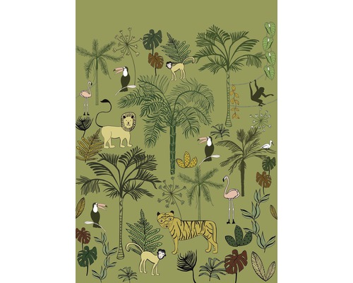 Fototapete Vlies 842142 842142 Bambino XVIII Dschungel grün 4-tlg. 200 x 280 cm Fototapete Vlies 842142 842142 Bambino XVIII Dschungel grün 4-tlg. 200 x 280 cm