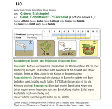 Informationen zu Aussaat und Ernte von Pflücksalat