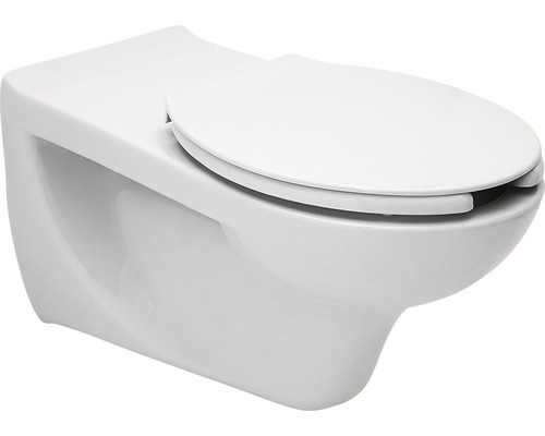 Wandhängendes WC mit Toilettendeckel