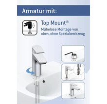 Spültischarmatur Avital Themse chrom mit Top Mount®-Montage-thumb-3