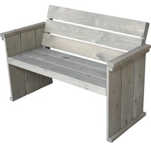 Holz Gartenbank mit Armlehnen