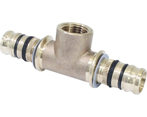 T-Stück Geberit Mepla 26x1/2"x26mm IG T-Stück aus Messing mit Innengewinde