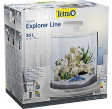 Aquarium Tetra ExplorerLine 30 l mit LED-Beleuchtung, Futter, Filter, Wasseraufbereiter ohne Unterschrank weiß-thumb-3