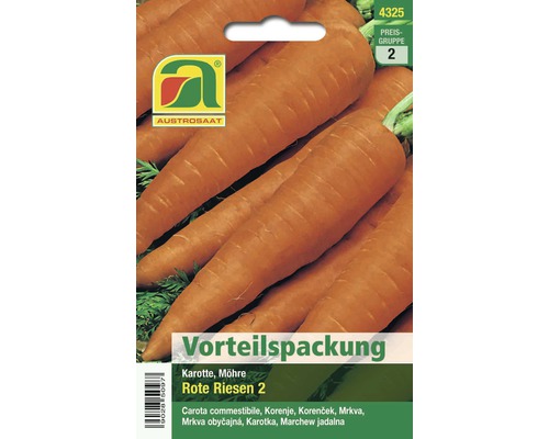 Gemüsesamen Austrosaat Karotte 'Rote Riesen 2'