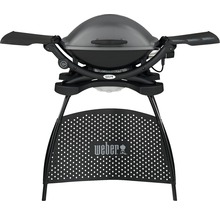 Weber Elektrogrill mit Ablagetischen und Grillwagen