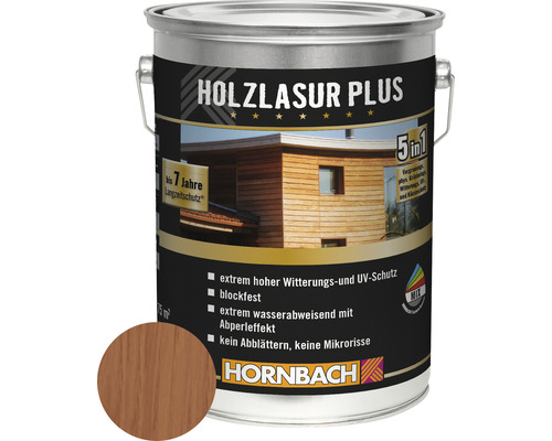 HORNBACH Holzlasur Plus mahagoni 5 L