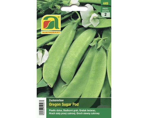 Gemüsesamen Austrosaat Zuckererbse 'Oregon Sugar Pod'