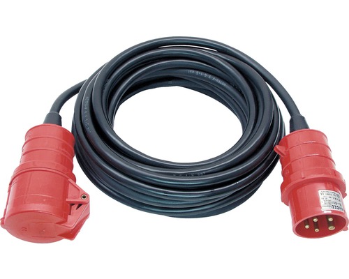 Verlängerungskabel Brennenstuhl® CEE 5-polig, H05VV-F, IP 44, 10m Verlängerungskabel mit Industriesteckern