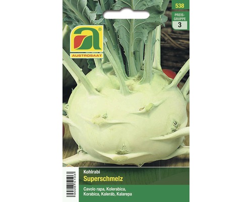 Gemüsesamen Austrosaat Kohlrabi 'Superschmelz' für ca. 80 Stück