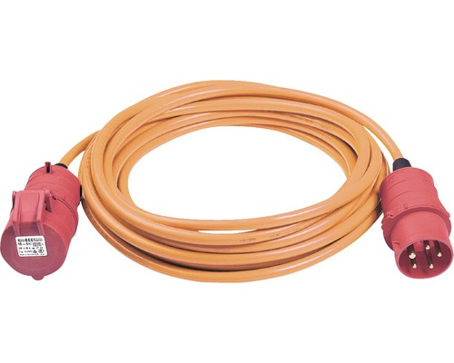 CEE-Verlängerung Brennenstuhl® AT-N07V3V3-F 5G1,5, orange, 20 m Verlängerungskabel mit Stecker und Kupplung
