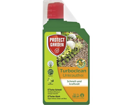 Unkrautvernichter Unkrautfrei Turboclean Protect Garden 1 L Reg.Nr. 3057-906 Protect Garden Turboclean Unkrautfrei, ein Produkt zur Unkrautbekämpfung.