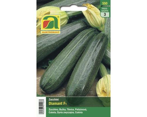 Gemüsesamen Austrosaat Zucchini 'Diamant F1'