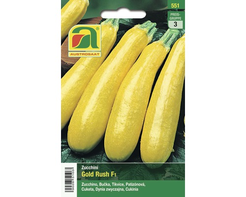 Gemüsesamen Austrosaat Zucchini 'Gold Rush F1'