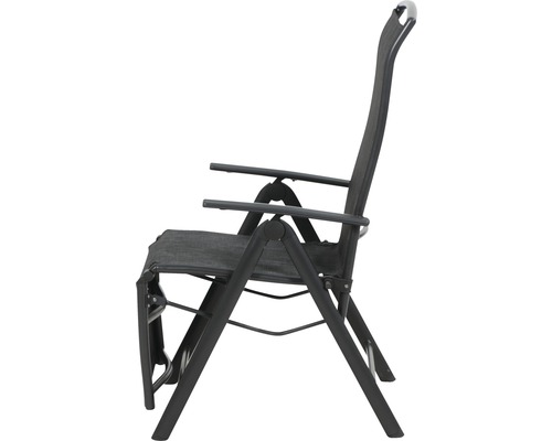 Gartenstuhl mit Armlehnen und Textilbespannung