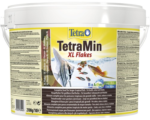 Tetra TetraMin XL Flakes Fischfutter Eimer