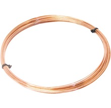 Kupferdraht zur Erdung im Rohbau