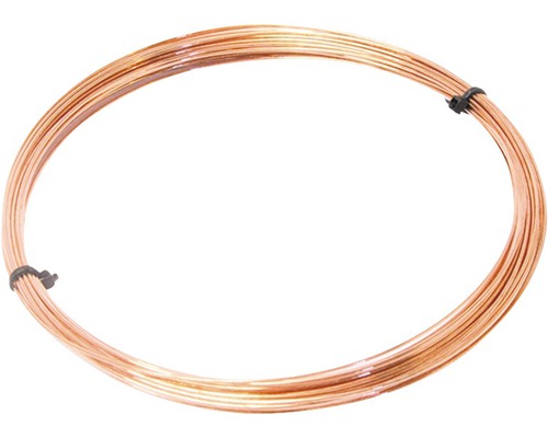 Kupferdraht zur Erdung im Rohbau